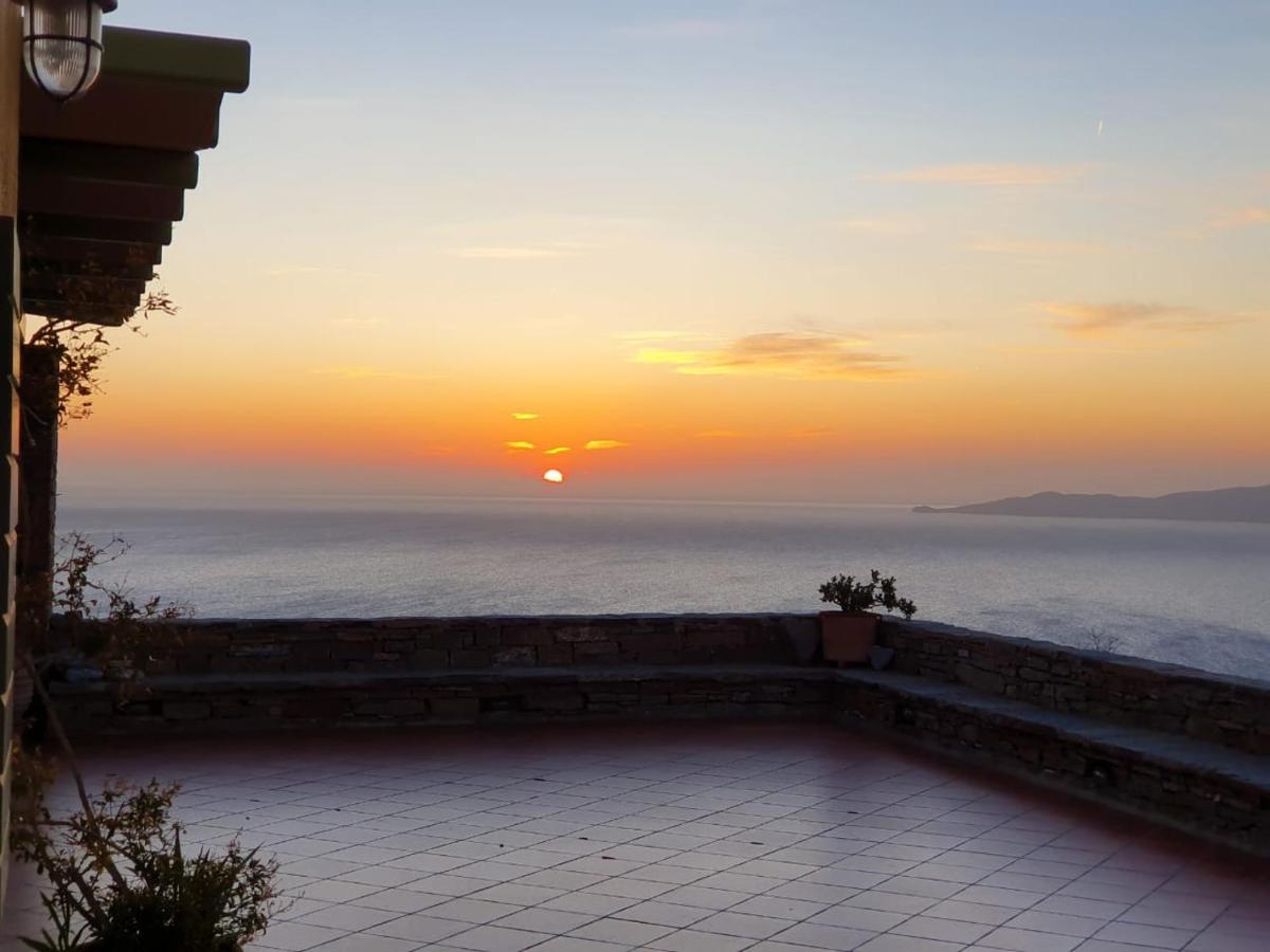 Breathtaking Seaview Villa In A Serene Scenery Chavouna Dış mekan fotoğraf
